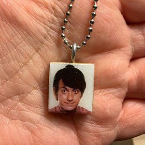 (2 for $12, 4 for $20) Michael Nesmith  Scrabble Necklace